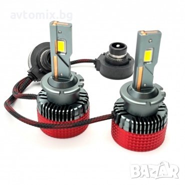 D2S/D2R LED крушки за xenon +390%, комплект, снимка 4 - Аксесоари и консумативи - 41754440