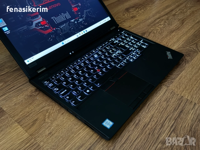 15.6' Full HD IPS Core i7-9850H Lenovo ThinkPad P53 32GB DDR4/512GB NVMe/Nvidia RTX 3000 6GB/Бат 6ч, снимка 5 - Лаптопи за работа - 51989508