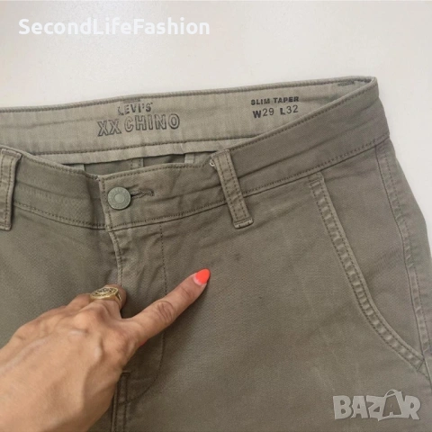 Мъжки панталон Levi's Strauss & CO Slim XX  размер W29 L32, снимка 3 - Панталони - 53349593
