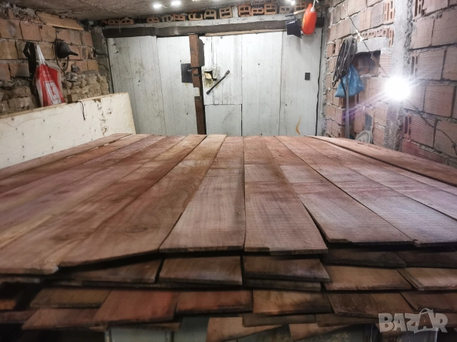 тънки дъски (ламперия) от червена Секвоя 