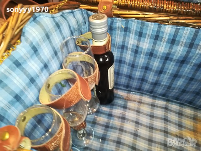 КОШНИЦА ЗА ПИКНИК КОЛЕКЦИЯ ВНОС ГЕРМАНИЯ L0904231140, снимка 17 - Антикварни и старинни предмети - 40308273