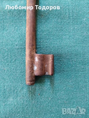Голям бронзов ключ за врата, снимка 2 - Други ценни предмети - 39111667