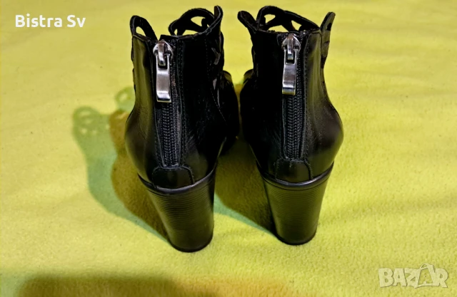 Дамски сандали(тип летни ботички) и сабо на ток и платформа, снимка 3 - Сандали - 50672918