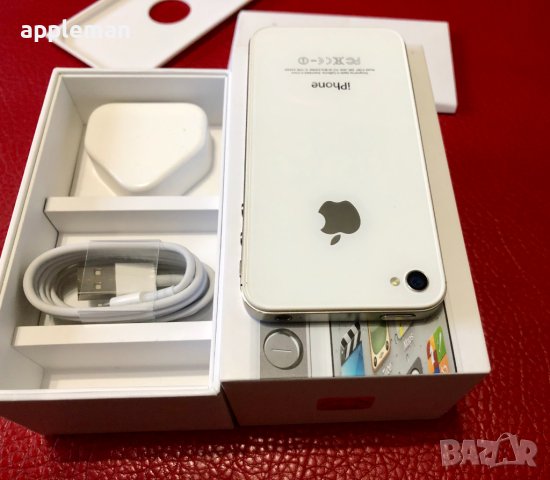 Apple iPhone 4s 16Gb бял Фабрично отключен огледален, снимка 4 - Apple iPhone - 39917984