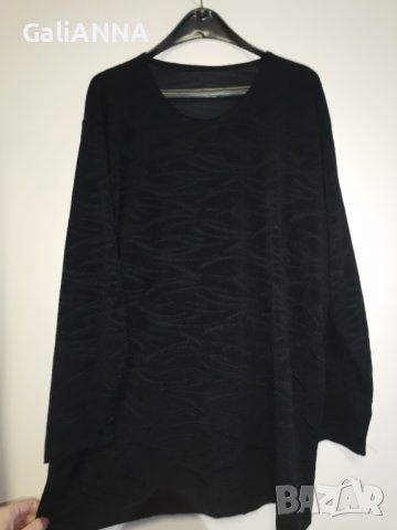 СТРАХОТНА ТУНИКА  ЧЕРНО 2XL-3XL, снимка 3 - Туники - 44488315
