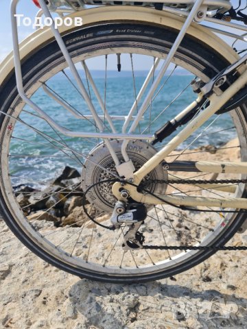 ПРОМОЦИЯ!Оригинален швейцарски електрически велосипед с ретро дизайн и  канадско задвижване от Bionx, снимка 14 - Велосипеди - 42311287