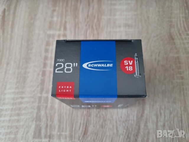 Вътрешна гума за велосипед Schwalbe 700C, 28", снимка 4 - Части за велосипеди - 53823943