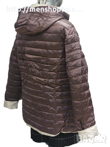 Двулицево пролетно яке - лилаво, снимка 3 - Якета - 53639659