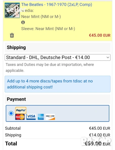 The Beatles ‎– 1967-1970 Двойна плоча-GATEFOLD Състояние на винила:NEAR MINT Състояние на обложката:, снимка 7 - Грамофонни плочи - 53065025