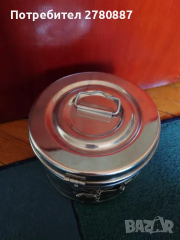  Барабан за стерилизация с капак Зема София, неръждаема стомана, снимка 2 - Лаборатория - 48600978