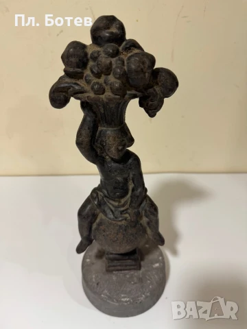 Стара чугунена фигура/скулптура, снимка 3 - Други ценни предмети - 51409004