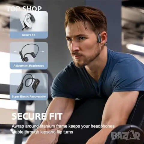 Нови Водоустойчиви Bluetooth Безжични слушалки Спортни костна проводимост, снимка 8 - Слушалки, hands-free - 49444158