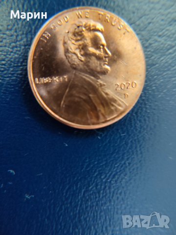 Линкълн Мемориален цент с ГРЕШКА в дизайна- Broadstrike (Неточно щанцоване), снимка 2 - Нумизматика и бонистика - 41822468