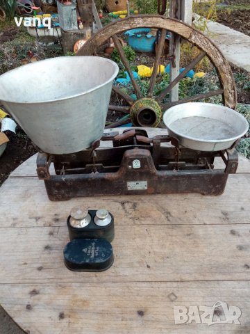 Стар пазарски кантар везна, снимка 1
