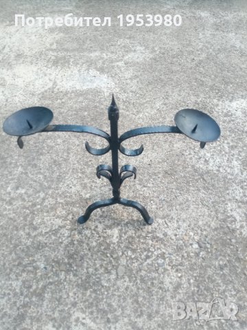 Железен свещник, снимка 1