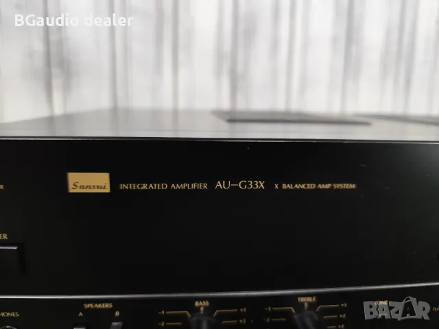 Sansui AU-G33X ПрОмО Цена 299лв, снимка 3 - Ресийвъри, усилватели, смесителни пултове - 49944644