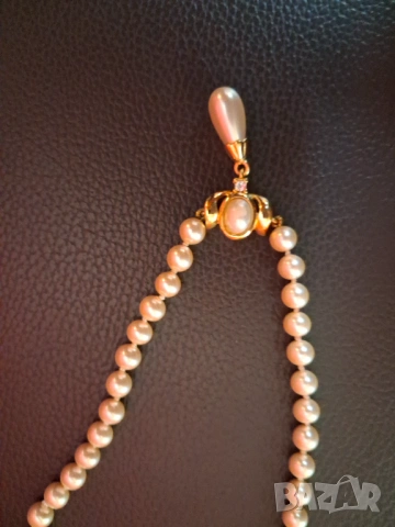 Дамско колие - перли и обеци, снимка 7 - Колиета, медальони, синджири - 47324874