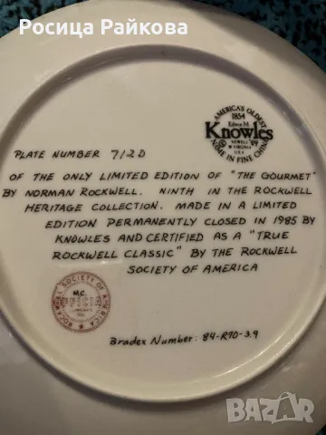 Колекционерски чинии-4 броя, снимка 8 - Колекции - 48437943