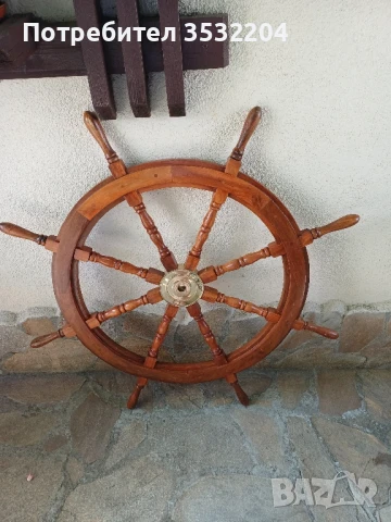 Голям дървен рул, снимка 5 - Антикварни и старинни предмети - 51271591