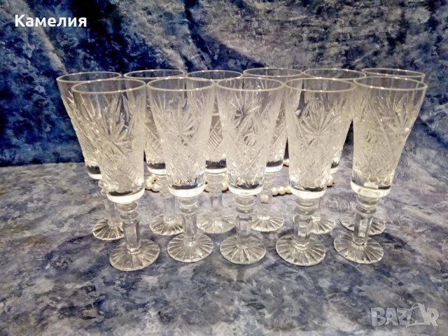 Кристални чаши , снимка 4 - Чаши - 41541796