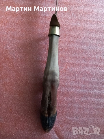 Стар Месингов Нож и Нокторезачка, снимка 7 - Антикварни и старинни предмети - 53616875