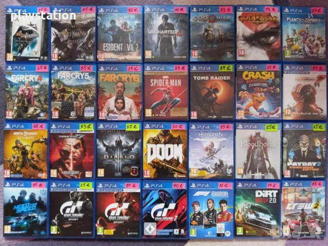 PS4 игри – PlayStation 4 | Оригинални | Отлично състояние