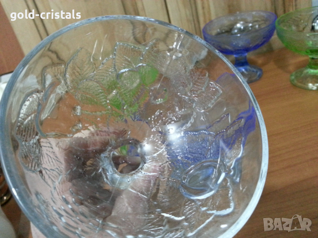 ретро стъклени купички , снимка 2 - Антикварни и старинни предмети - 36223005