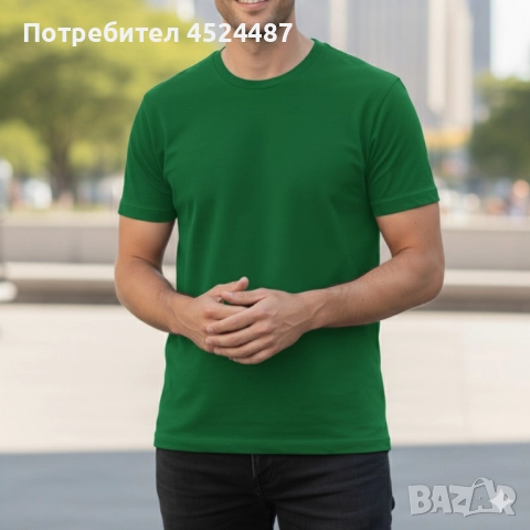 Мъжки тениски от 100% памук – 8 различни цвята. Вземаш 4 броя, получаваш 8 броя. Цената е за 1 бр , снимка 9 - Тениски - 51851140