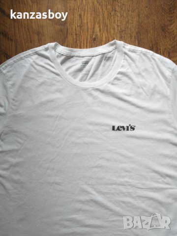 Levis Crewneck Graphic - страхотна мъжка тениска КАТО НОВА 3ХЛ, снимка 6 - Тениски - 40257002