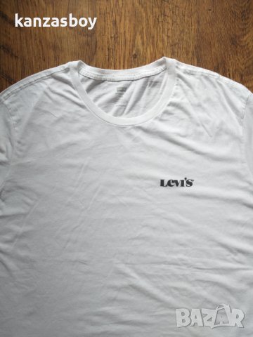 Levis Crewneck Graphic - страхотна мъжка тениска КАТО НОВА 3ХЛ, снимка 6 - Тениски - 40257002