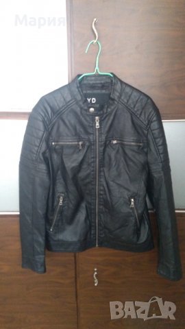 Мъжко кожено яке - ново, снимка 1