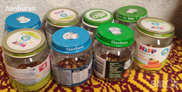 Бурканчета от бебешки пюрета, снимка 3 - Буркани, бутилки и капачки - 51482480