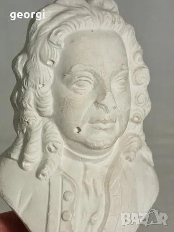 гипсов бюст на композитора Хендел  16/1, снимка 6 - Статуетки - 48672457