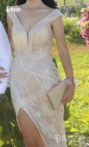 Официална дълга рокля, снимка 2 - Сватбени рокли - 42274752