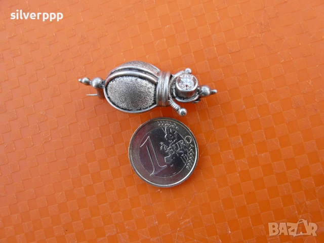  Сребърна брошка - 2 