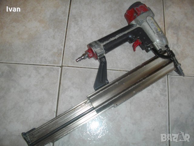 MAX-Голям Професионален Тапицерски Такер-Пневматичен-За Пирони До 50 мм, снимка 13 - Други инструменти - 35883033