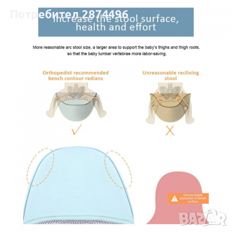 1850 Иновативно кенгуру за бебета от 0 до 36 месеца, снимка 13 - Раници - 36399545