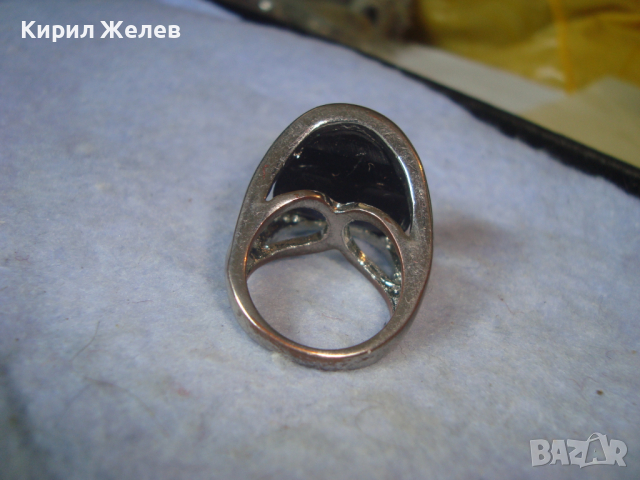 ПОСРЕБРЕН МЕДЕН КРИСТАЛЕН ФЕШЪН АРТ ПРЪСТЕН 26621, снимка 7 - Пръстени - 36410509