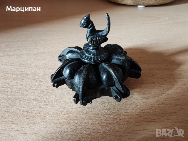 Антикварна малка масленица, снимка 2 - Антикварни и старинни предмети - 53094179