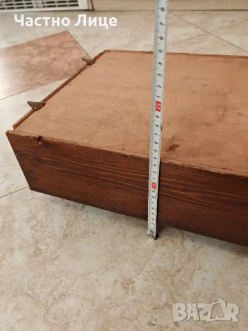 Старинен Стенен Шкаф Шкафче с Етажерки 43/30/14 см., снимка 6 - Антикварни и старинни предмети - 49414997