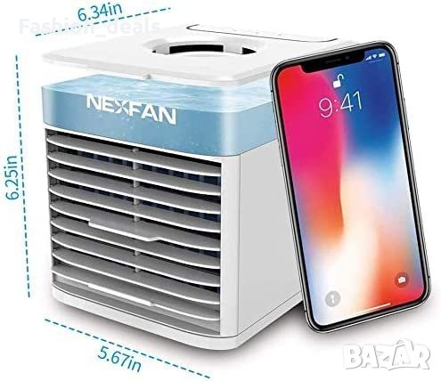 Нов Преносим охладител за въздух персонален мини климатик вентилатор, снимка 2 - Вентилатори - 40704026