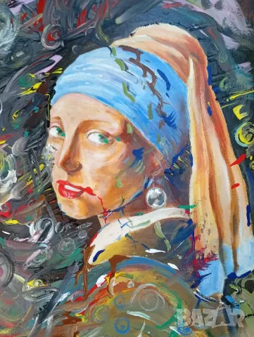 Картина,взаимствана от известна творба, снимка 2 - Картини - 16404636