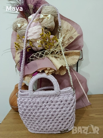 Ръчно плетена чанта 