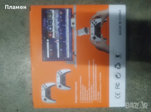 Игрова конзола с 2 джойстика USB 2.4G WIRELESS CONTROLLER GAMEPAD с над 10000 игри, снимка 9 - Други игри и конзоли - 46696902
