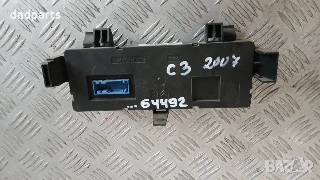 Панел климатроник Citroen C3 2007 96588239XT C3 (2002-2009), снимка 3 - Части - 56203901