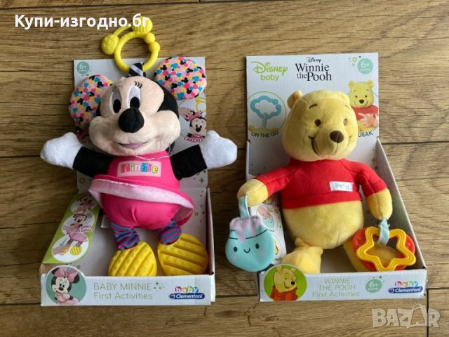 Детски играчки - Мини Маус и Мечо Disney Baby 6m+