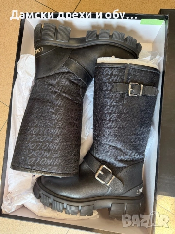 Ботуши LOVE MOCHINO, снимка 2 - Дамски ботуши - 53195846