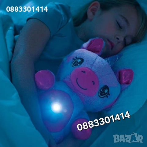 Прожектор Еднорог с мелодии Бял шум , снимка 2 - Плюшени играчки - 52713354