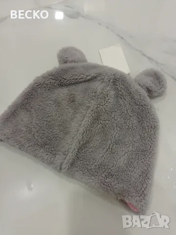 Детска пухена шапка H&M, снимка 5 - Шапки - 48145640