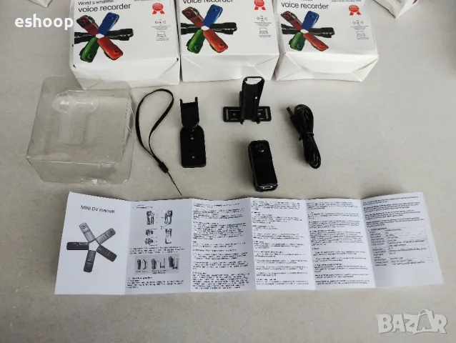 Мини камера с щипка и вградена батерия, снимка 2 - HD камери - 47953835